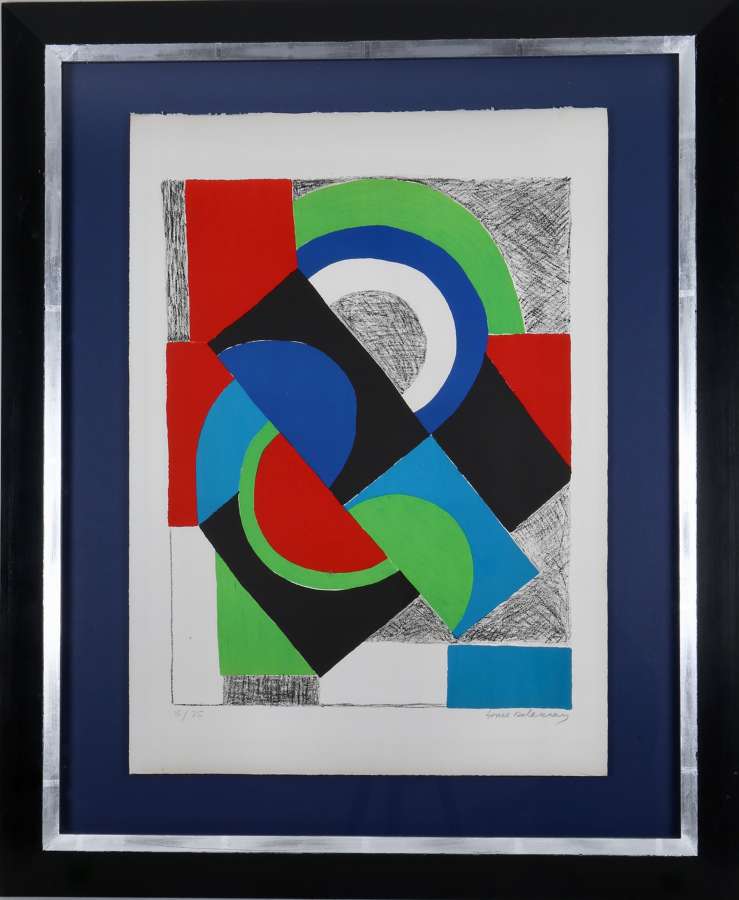 Sonia Delaunay: "Contrepoint", 1965