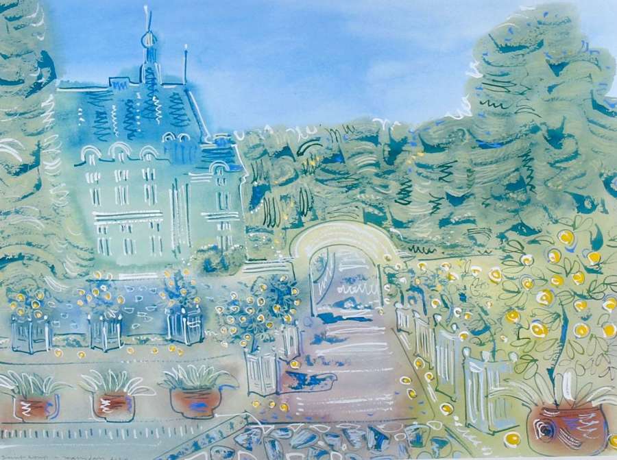 Alan Halliday: "Gardens at Château de Saint-Loup-sur-Thouet"
