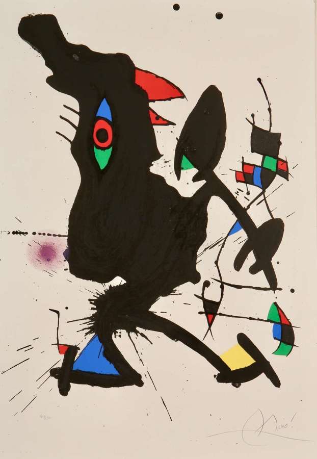 Joan Miró: "Le Corbeau Vizir"