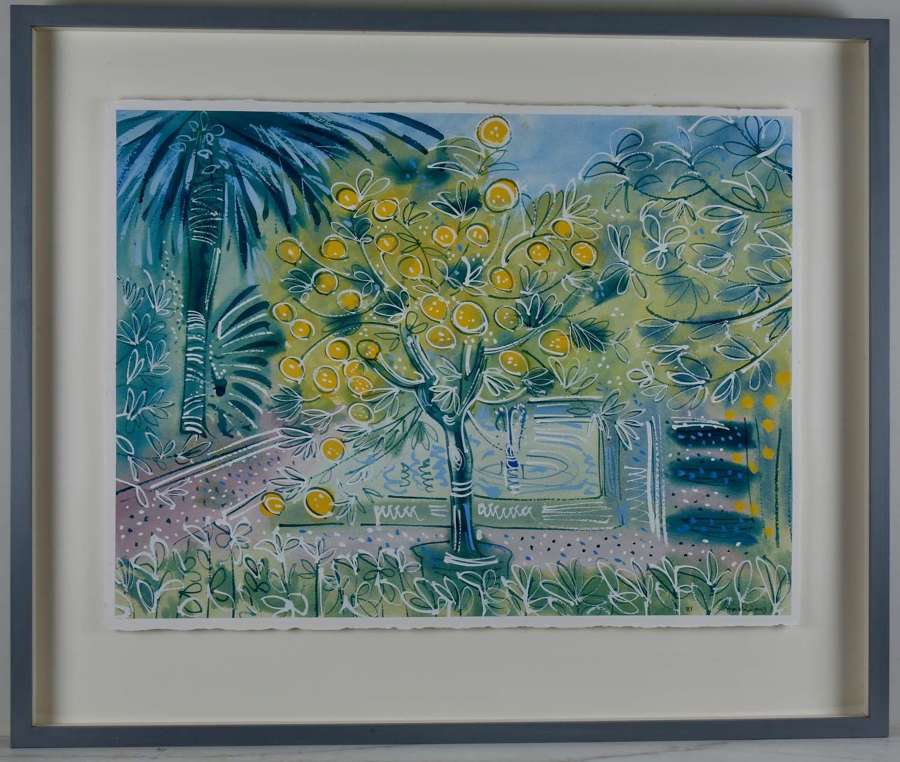 Alan Halliday: "Lemon Tree at The Villa Oasis".